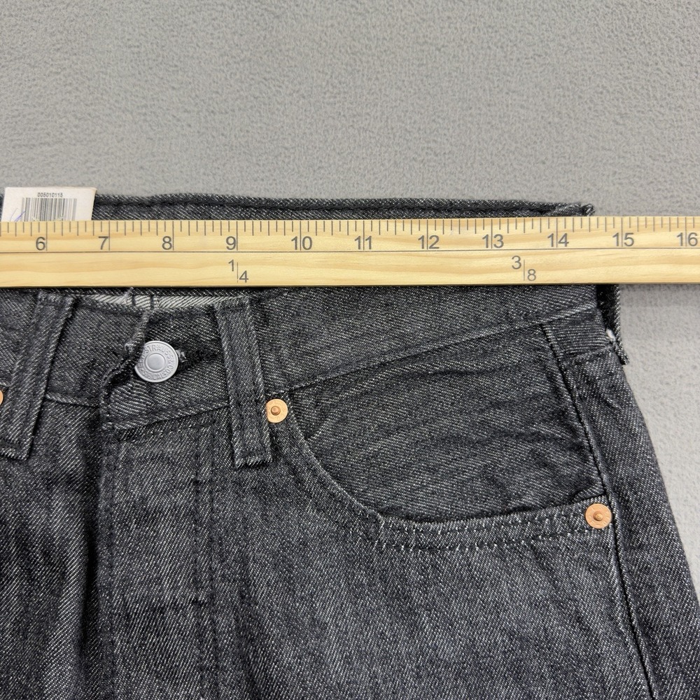 Levis 501 '93 Straight Jeans Mens 29x34 Dark Gray Stretch Button Fly Skater - Picture 8 of 12